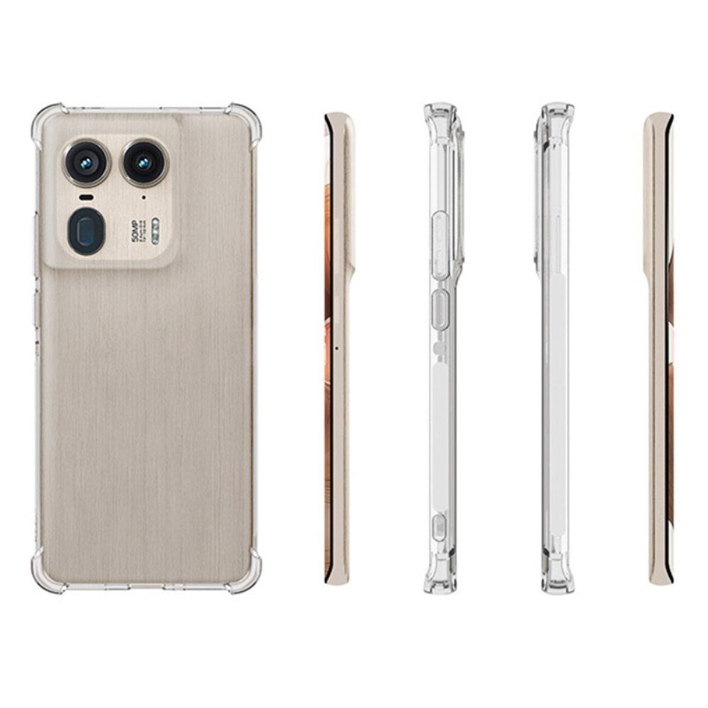 EIDERWOOD Motorola Edge 50 Ultra Flexibel Plast Skal - Genomskinlig