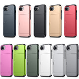 EIDERWOOD iPhone 16e Multifunktionellt Baksidesskydd med Kortfack