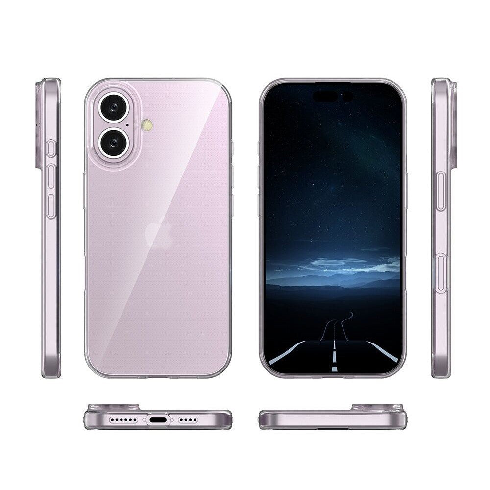 EIDERWOOD iPhone 16 Flexible Plastik Skal - Transparent