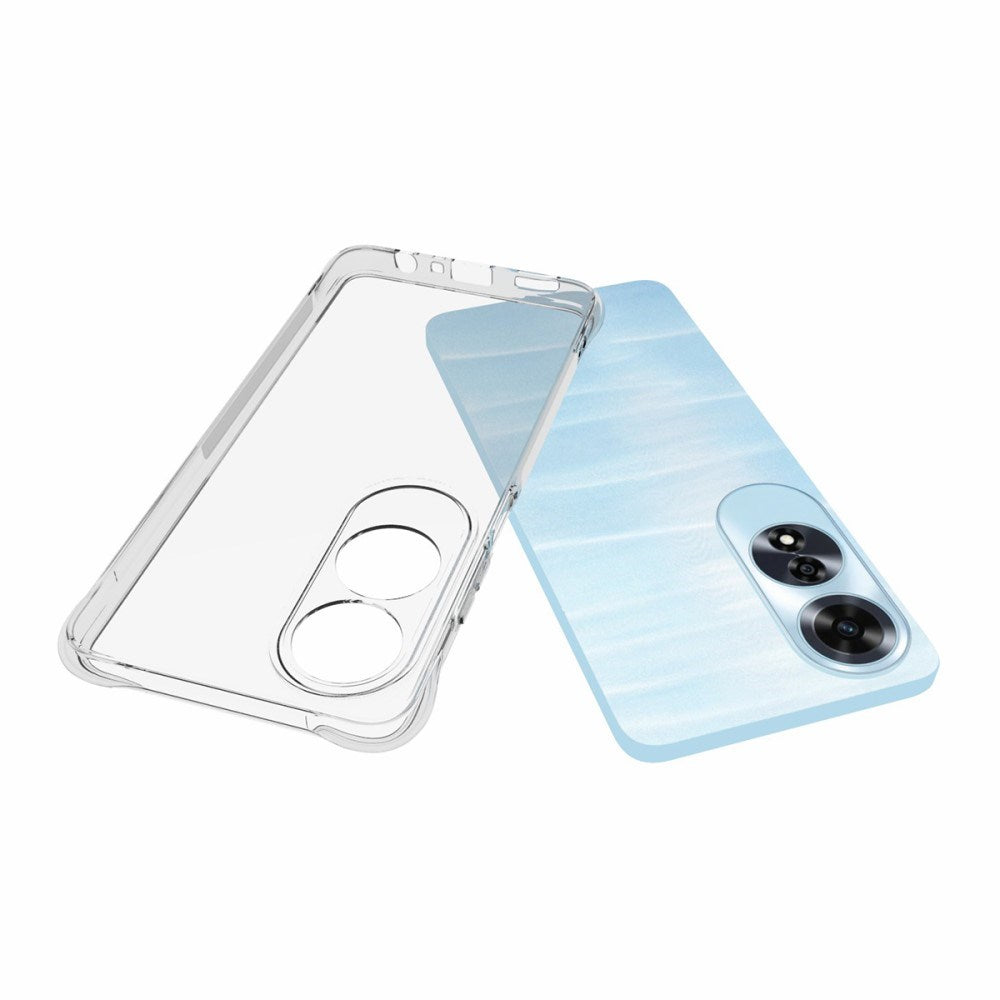 EIDERWOOD Oppo A60 Flexibelt Plast Skal - Transparent