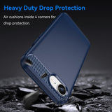 EIDERWOOD iPhone 16e Brushed Carbon Skal - Blå