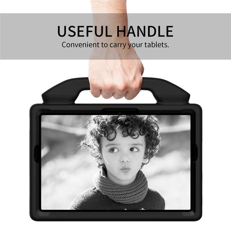 Samsung Galaxy Tab A11+ (Plus) / A9+ (Plus) EIDERWOOD Barn Skal - Thumb Stativfunktion - Svart