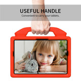Samsung Galaxy Tab A11+ (Plus) / A9+ (Plus) EIDERWOOD Barn Skal - Thumb Stativfunktion - Röd
