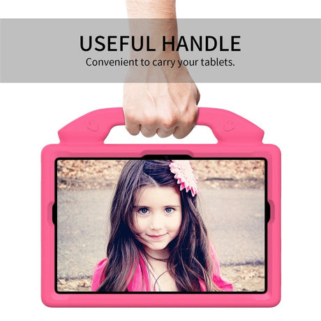 Samsung Galaxy Tab A11+ (Plus) / A9+ (Plus) EIDERWOOD Barn Skal - Thumb Stativfunktion - Rosa