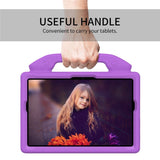 Samsung Galaxy Tab A11+ (Plus) / A9+ (Plus) EIDERWOOD Barn Skal - Thumb Stativfunktion - Lila