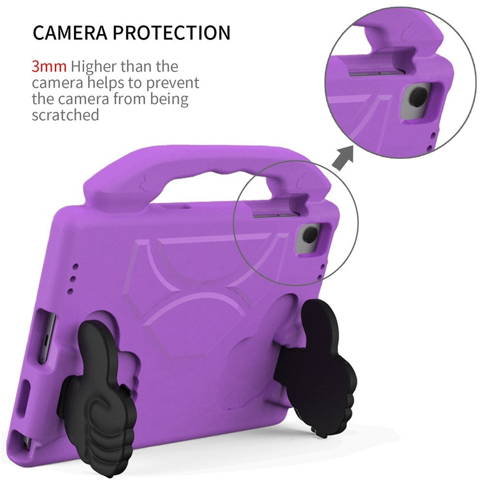 Samsung Galaxy Tab A11+ (Plus) / A9+ (Plus) EIDERWOOD Barn Skal - Thumb Stativfunktion - Lila