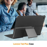 EIDERWOOD Lenovo Tab Plus 11.5" Konstläder Fodral med Mönster - "Don't Touch Me"