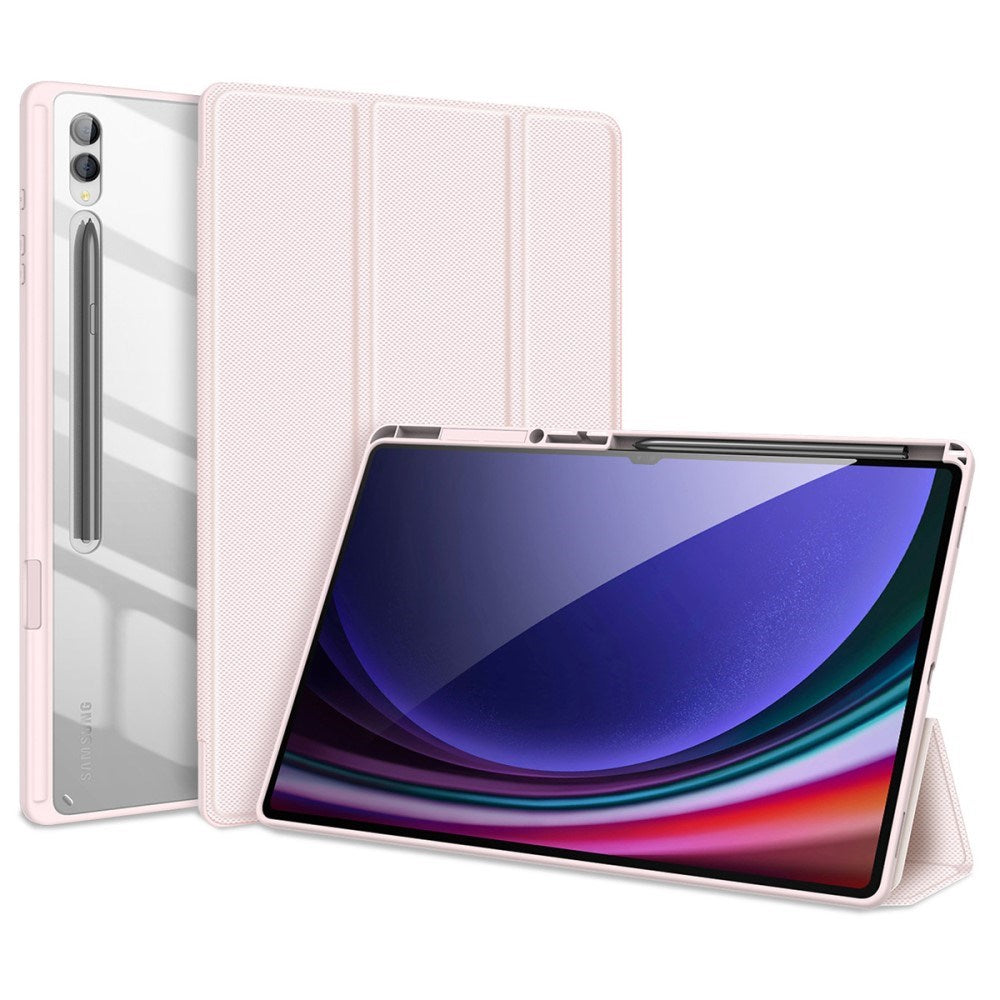 Samsung Galaxy Tab S10 Ultra DUX DUCIS TOBY Series Shockproof Fodral med S-Pen Hållare - Rosa