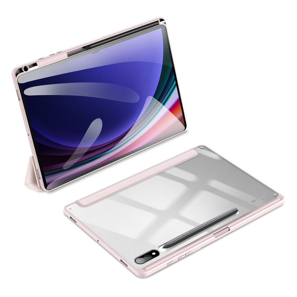 Samsung Galaxy Tab S10 Plus DUX DUCIS TOBY Series Shockproof Fodral med S-Pen Hållare - Rosa