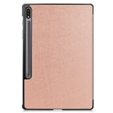 EIDERWOOD Samsung Galaxy Tab S10 Plus Konstläder Fodral m. Ställfunktion - Rose Guld