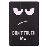 EIDERWOOD Samsung Galaxy Tab S10 Plus Konstläder Fodral m. Mönster - "Don't Touch Me"