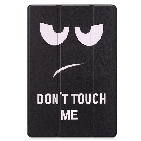 EIDERWOOD Samsung Galaxy Tab S10 Plus Konstläder Fodral m. Mönster - "Don't Touch Me"