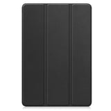 Samsung Galaxy Tab S10 Ultra Tri-Fold Läder Flip Cover med Ställfunktion & Pencil Holder - Svart