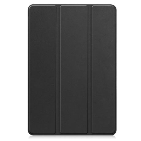 Samsung Galaxy Tab S10 Ultra Tri-Fold Läder Flip Cover med Ställfunktion & Pencil Holder - Svart