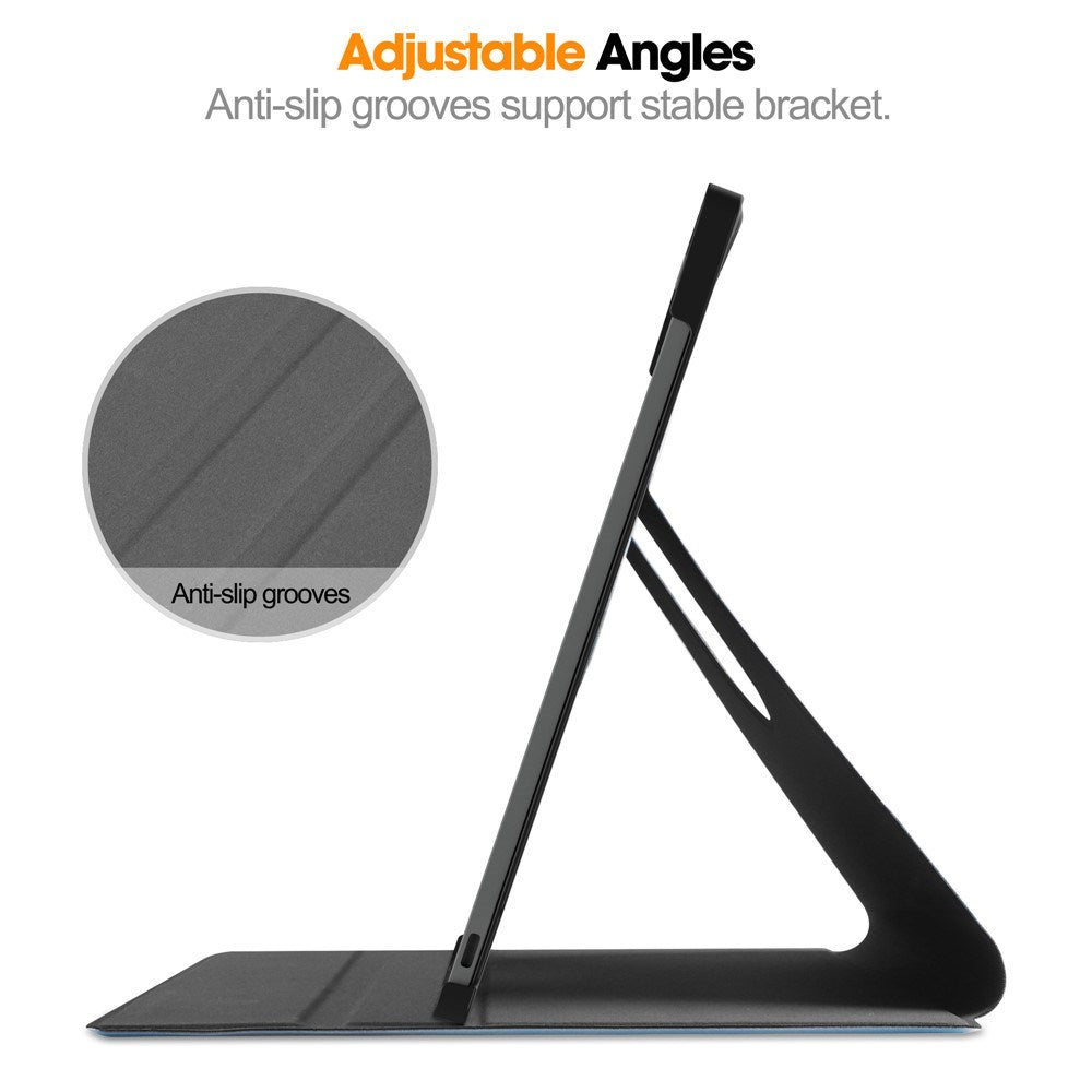 EIDERWOOD ReMarkable Paper Pro Konstläder Plast Fodral m. Penn Hållare - Ljusblå