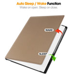 EIDERWOOD ReMarkable Paper Pro Konstläder Plast Fodral m. Penn Hållare - Brun