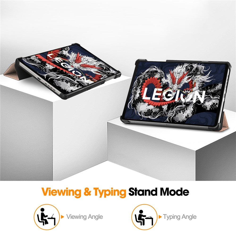 Lenovo Legion Tab 8.8" EIDERWOOD Fodral med Stativfunktion - Rose Gold