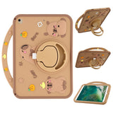 iPad 10.2" (2021 / 2020 / 2019) / iPad Air (2019) EIDERWOOD Silikon Skal m. Roterande Kickstand - Capybara