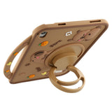 iPad 11" (2025) / 10,9" (2022) EIDERWOOD Silikon Skal m. Roterande Kickstand - Capybara