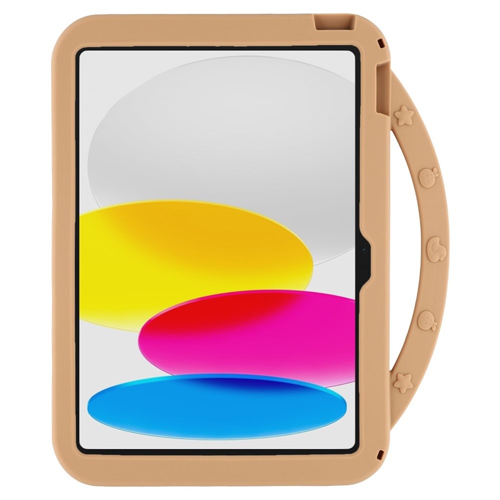 iPad 11" (2025) / 10,9" (2022) EIDERWOOD Silikon Skal m. Roterande Kickstand - Capybara