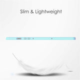 EIDERWOOD Samsung Galaxy Tab S10 Lite / S10 FE / S9 FE Fodral - Stativfunktion & Styluspennhållare - Genomskinlig / Ljusblå