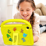 EIDERWOOD Lenovo Tab 10.1" Barnskal med Stativ & Handhållare - Gul