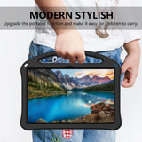 EIDERWOOD Lenovo Idea Tab Pro Anti-Drop Tablett Skal med Handtag och Stativfunktion - Svart