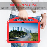 EIDERWOOD Lenovo Idea Tab Pro Anti-Drop Tablett Skal med Handtag och Stativfunktion - Röd