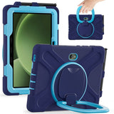Samsung Galaxy Tab Active5 Pro / Active4 Pro EIDERWOOD Hybrid Plast Barn Skal m. Kickstand & Rem - Blå