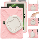 Samsung Galaxy Tab Active5 Pro / Active4 Pro EIDERWOOD Hybrid Plast Barn Skal m. Kickstand & Rem - Rosa