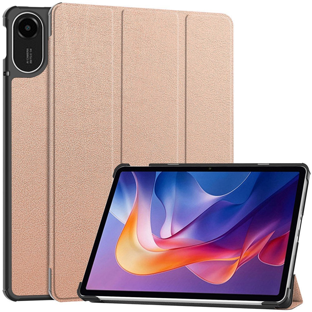 Xiaomi Redmi Pad 2 EIDERWOOD Konstläder Fodral - Rose Gold
