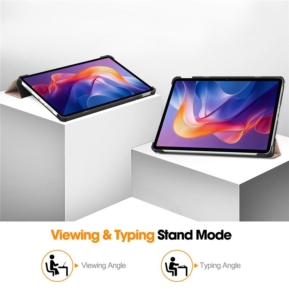 Xiaomi Redmi Pad 2 EIDERWOOD Konstläder Fodral - Rose Gold