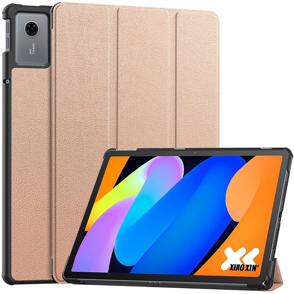 Lenovo Idea Tab 11 EIDERWOOD Konstläder Fodral - Rose Gold