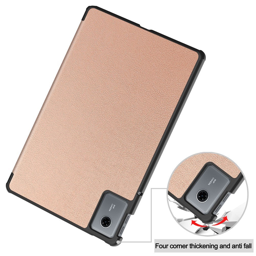 Lenovo Idea Tab 11 EIDERWOOD Konstläder Fodral - Rose Gold