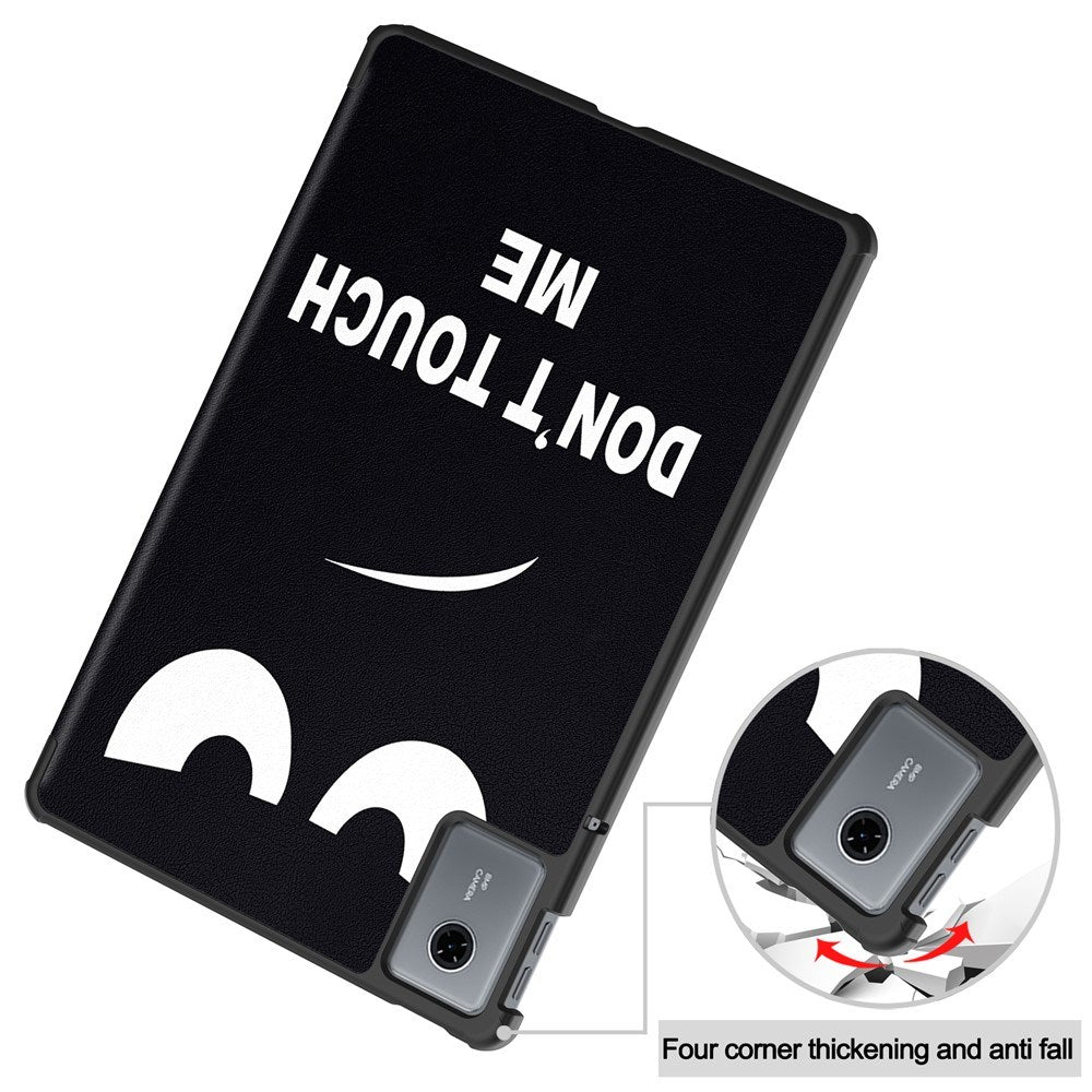 Lenovo Idea Tab 11 EIDERWOOD Konstläder Fodral med Motiv - "Don't Touch Me"