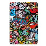 Lenovo Idea Tab 11 EIDERWOOD Konstläder Fodral med Motiv - Graffiti