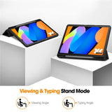 Lenovo Idea Tab 11 EIDERWOOD Konstläder Fodral med Touch Pen Hållare - Svart