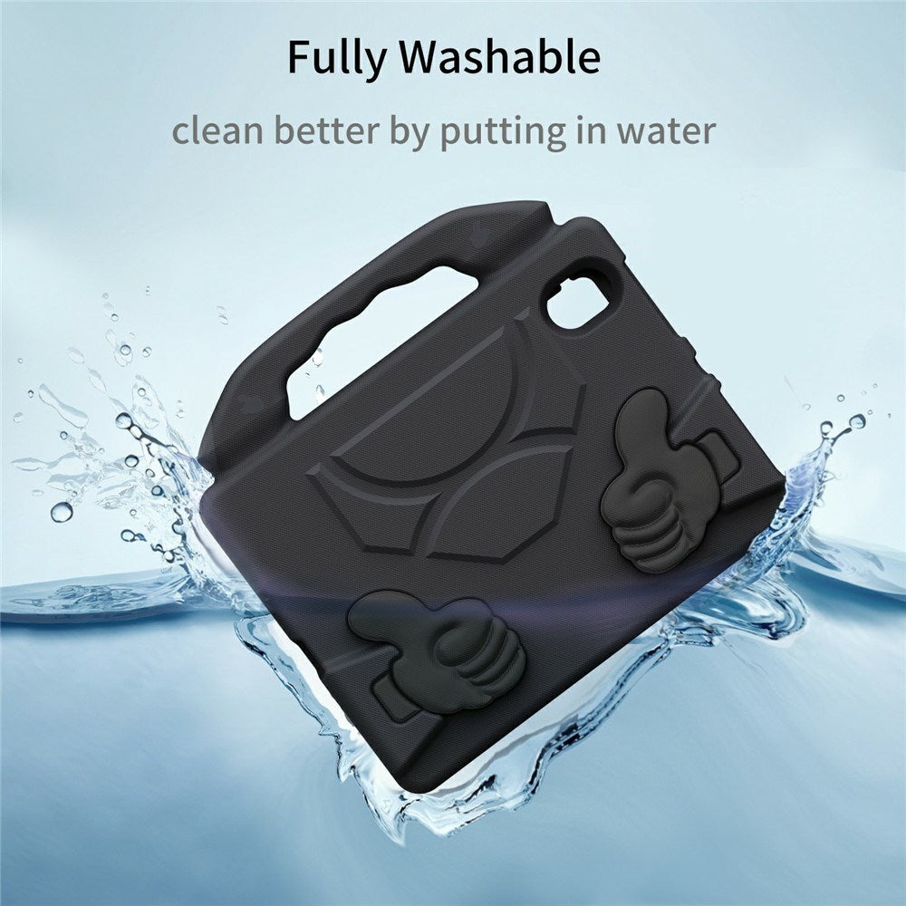 EIDERWOOD iPad Mini (2024 / 2021) Barn Skal m. Thumb Kickstand - Svart