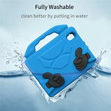 EIDERWOOD iPad Mini (2024 / 2021) Barn Skal m. Thumb Kickstand - Blå