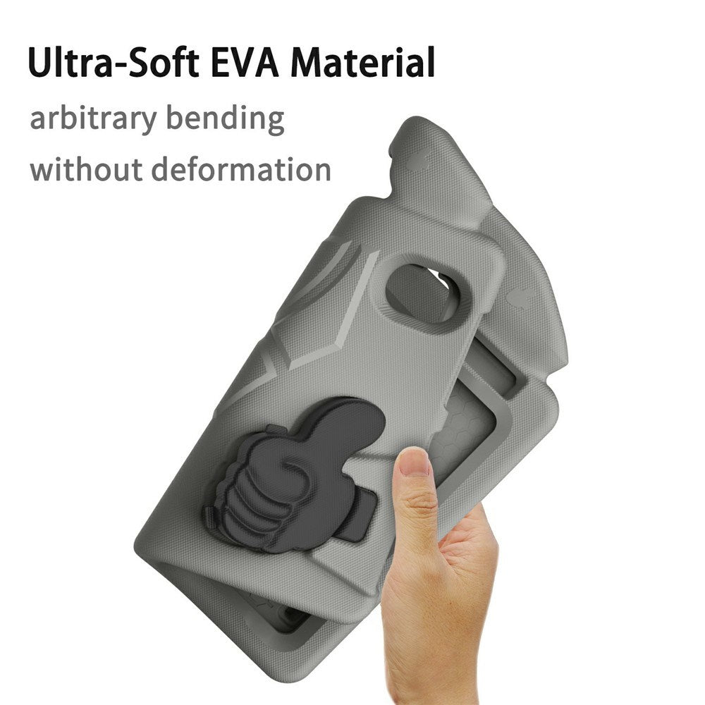 EIDERWOOD iPad Mini (2024 / 2021) Barn Skal m. Thumb Kickstand - Grå