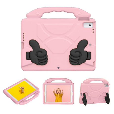 EIDERWOOD iPad 10.2" (2021 / 2020 / 2019) / Air (2019) Barn Skal m. Thumb Kickstand - Rosa