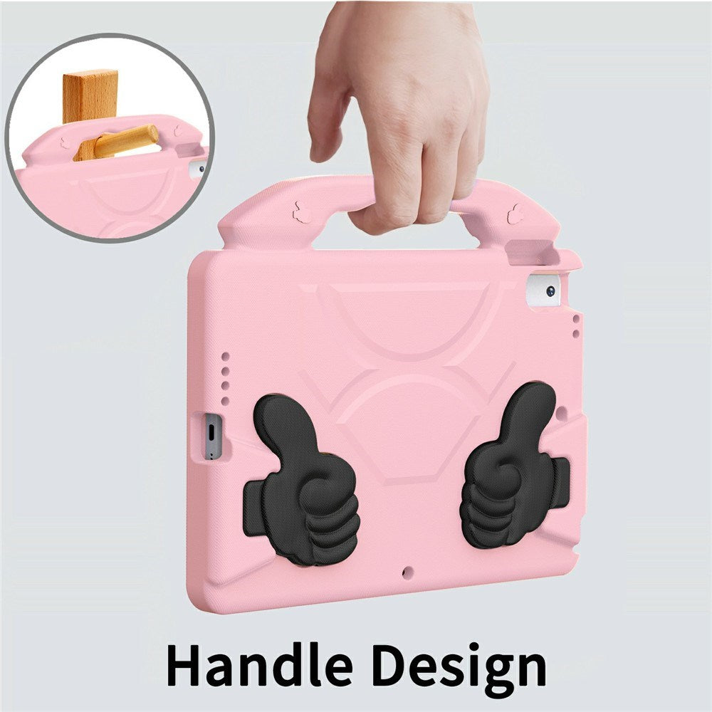 EIDERWOOD iPad 10.2" (2021 / 2020 / 2019) / Air (2019) Barn Skal m. Thumb Kickstand - Rosa