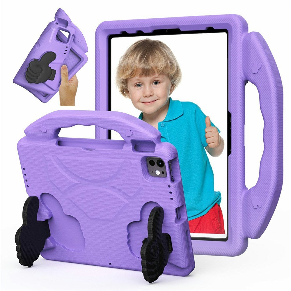 EIDERWOOD iPad Pro 11" (2025 - 2018) / Air (2022 / 2020) Barn Skal m. Thumb Kickstand - Lila