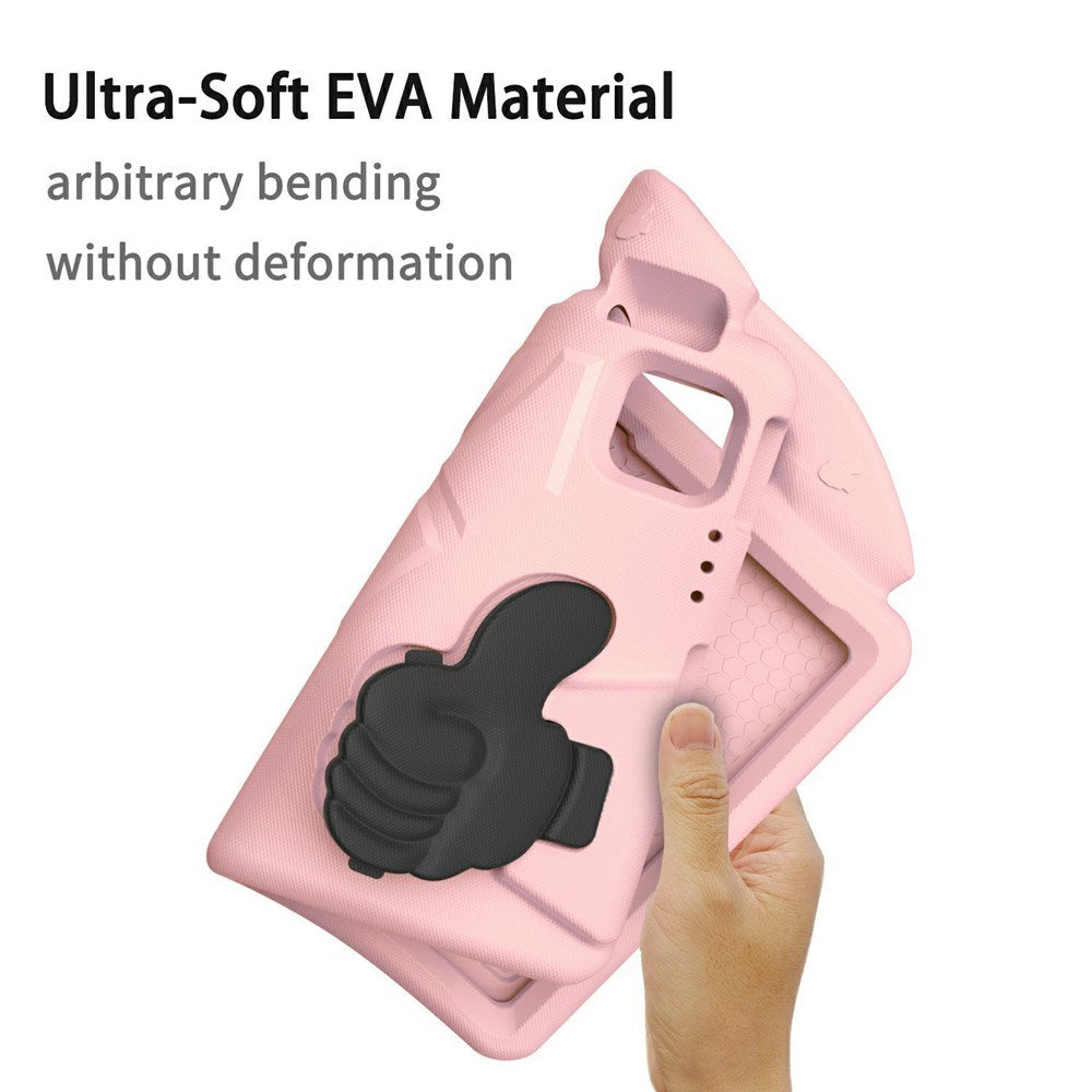 EIDERWOOD iPad Pro 11" (2025 - 2018) / Air (2022 / 2020) Barn Skal m. Thumb Kickstand - Rosa