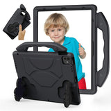 EIDERWOOD iPad Pro 12.9" (2022 / 2021 / 2020 / 2018) / Air 13" (2025 / 2024) / Pro 13" (2025 / 2024) Barn Skal m. Thumb Kickstand - Svart