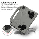 EIDERWOOD iPad Pro 12.9" (2022 / 2021 / 2020 / 2018) / Air 13" (2025 / 2024) / Pro 13" (2025 / 2024) Barn Skal m. Thumb Kickstand - Grå