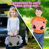 EIDERWOOD iPad Pro 12.9" (2022 / 2021 / 2020 / 2018) / Air 13" (2025 / 2024) / Pro 13" (2025 / 2024) Barn Skal m. Thumb Kickstand - Grå