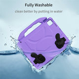 EIDERWOOD iPad Pro 12.9" (2022 / 2021 / 2020 / 2018) / Air 13" (2025 / 2024) / Pro 13" (2025 / 2024) Barn Skal m. Thumb Kickstand - Lila