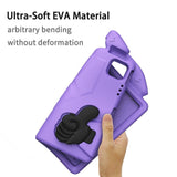 EIDERWOOD iPad Pro 12.9" (2022 / 2021 / 2020 / 2018) / Air 13" (2025 / 2024) / Pro 13" (2025 / 2024) Barn Skal m. Thumb Kickstand - Lila