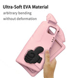 EIDERWOOD iPad Pro 12.9" (2022 / 2021 / 2020 / 2018) / Air 13" (2025 / 2024) / Pro 13" (2025 / 2024) Barn Skal m. Thumb Kickstand - Rosa